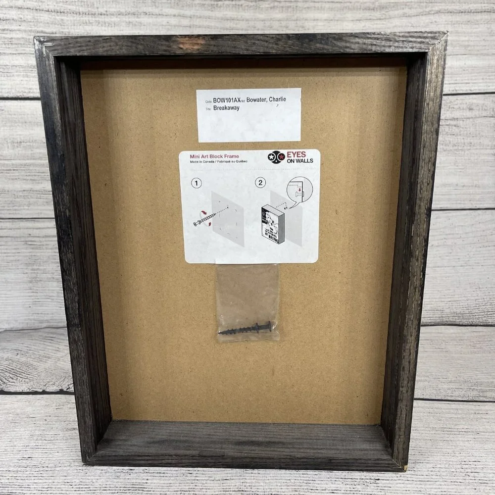Charlie Bowater Breakaway Mini Art Block Framed Print 10x12